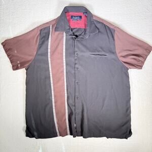 NAT NAST LUXURY ORIGINAL 100% SILK American Fit XXL Retro Bowling Resort Wear